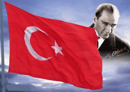 Hareketli Türk Bayrakları