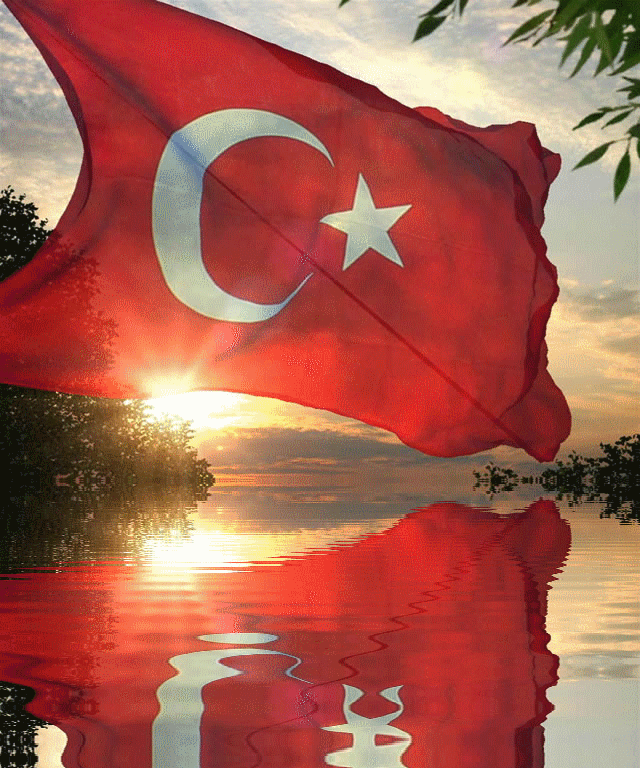 Hareketli Türk Bayrakları