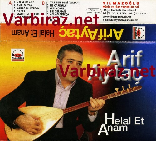 Arif Aytaç Helal Et Anam (2006 Yılmazoğlu Müzik 010) 01 Kapak