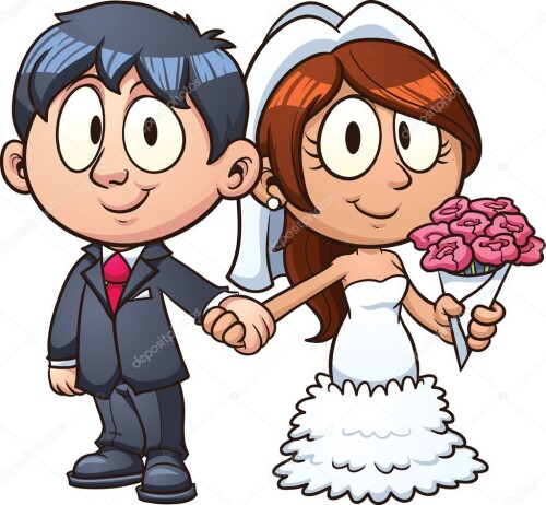 depositphotos 15890713 stock illustration bride and groom