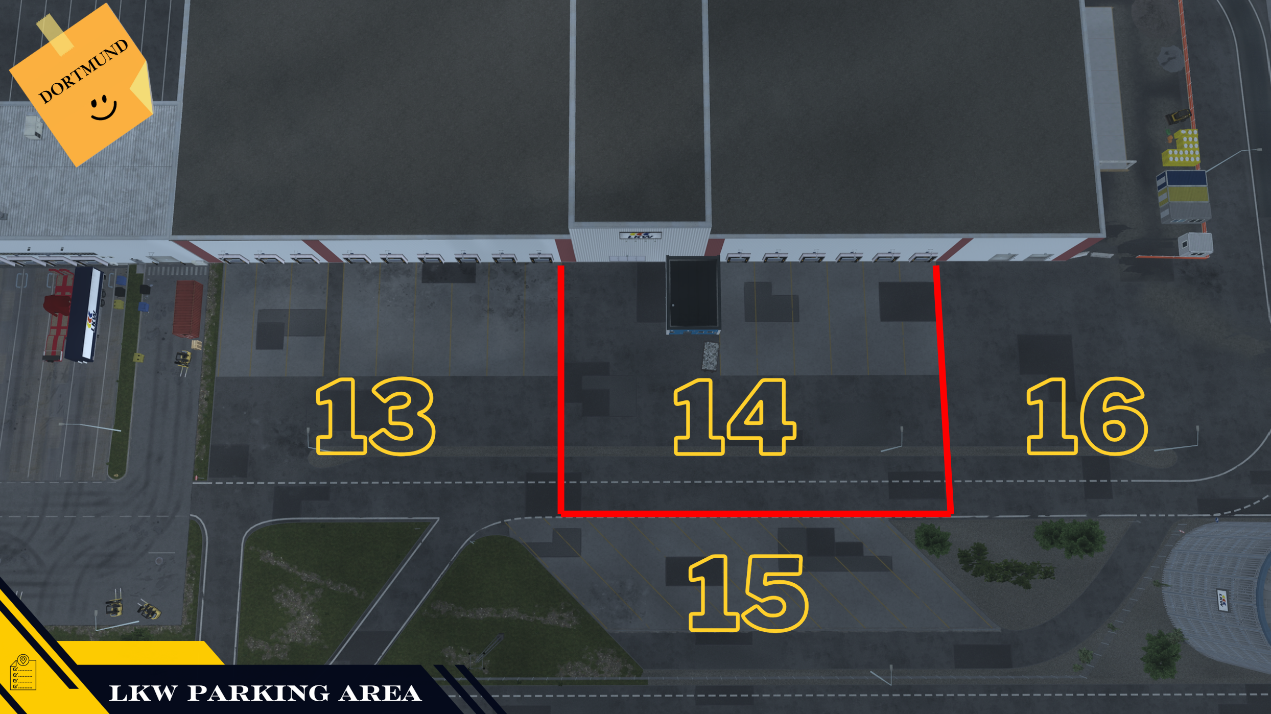 LKW PARKING AREA
