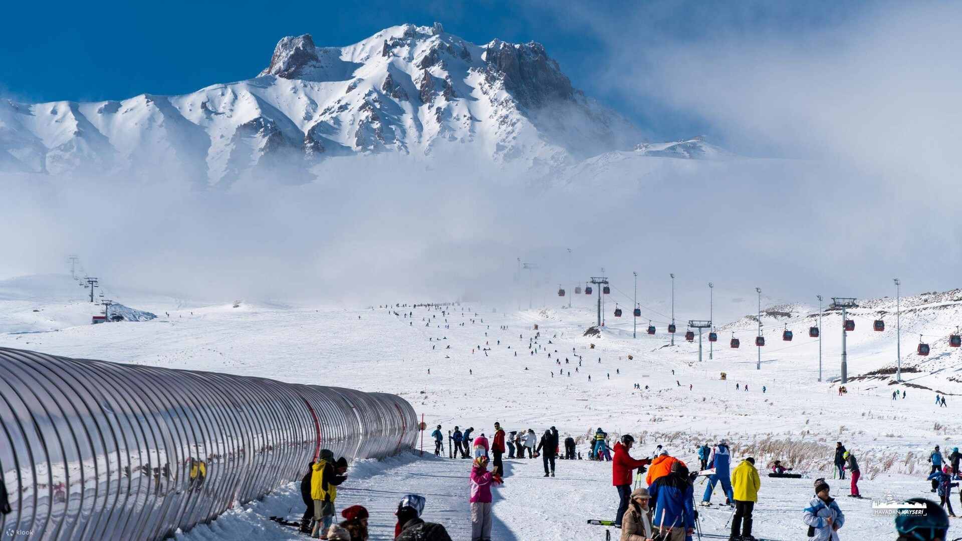 Erciyes Mountain Ski Tour from Cappadocia | Full Day Slopes