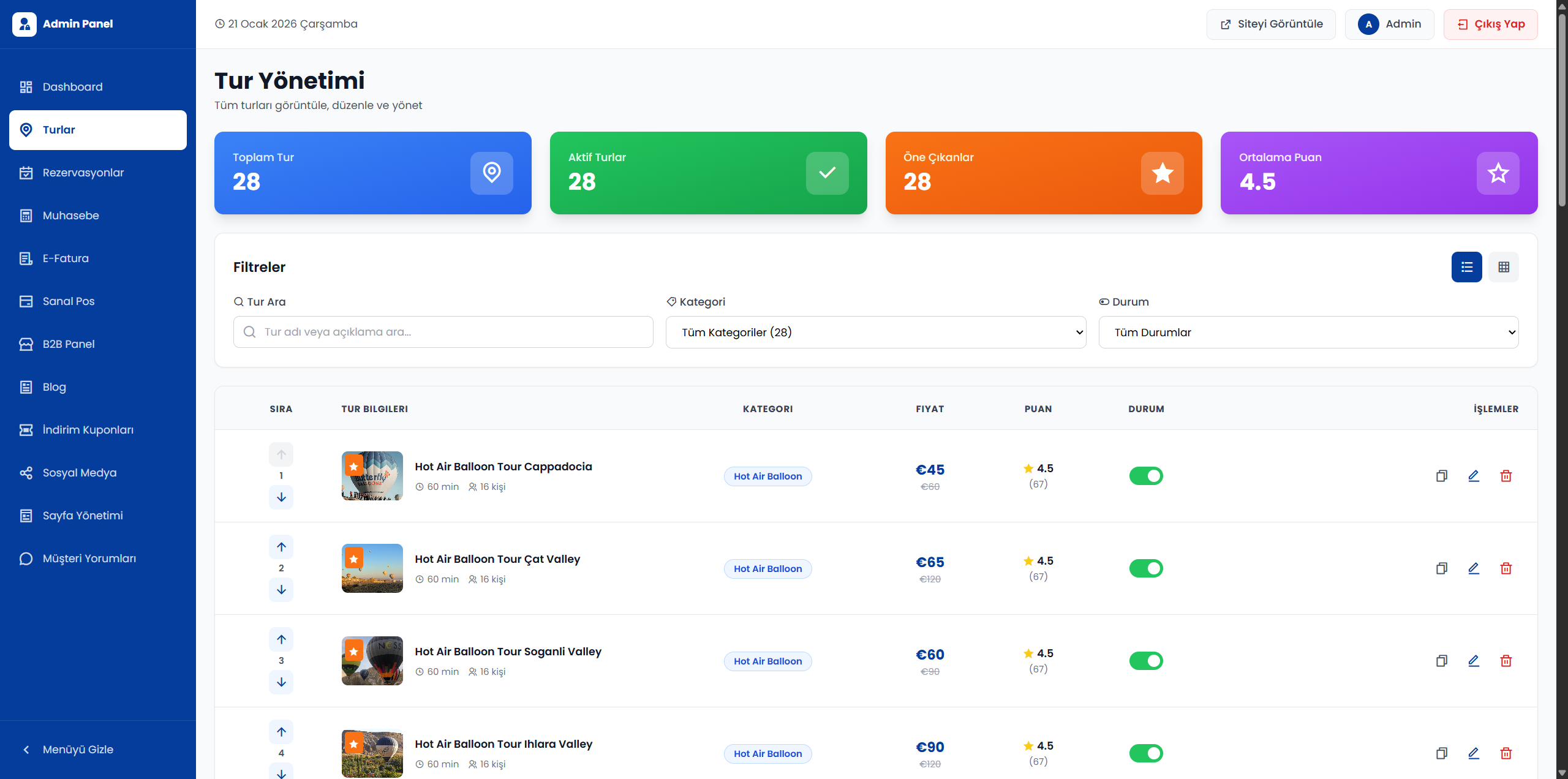 Seyahat Acentası Yazılımı