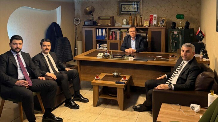 ZİYA AĞCA YÜKSEL BABAOĞLU'NU ZİYARET ETTİ