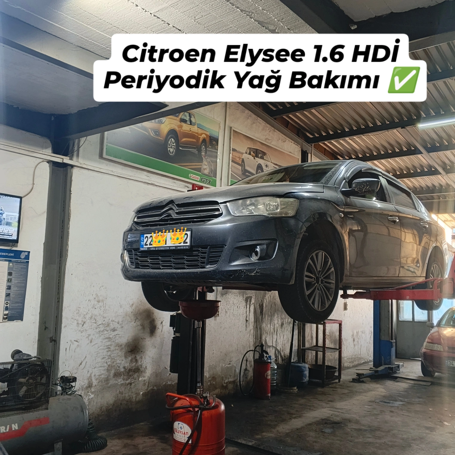 Citreon Elysee Yağ Bakımı