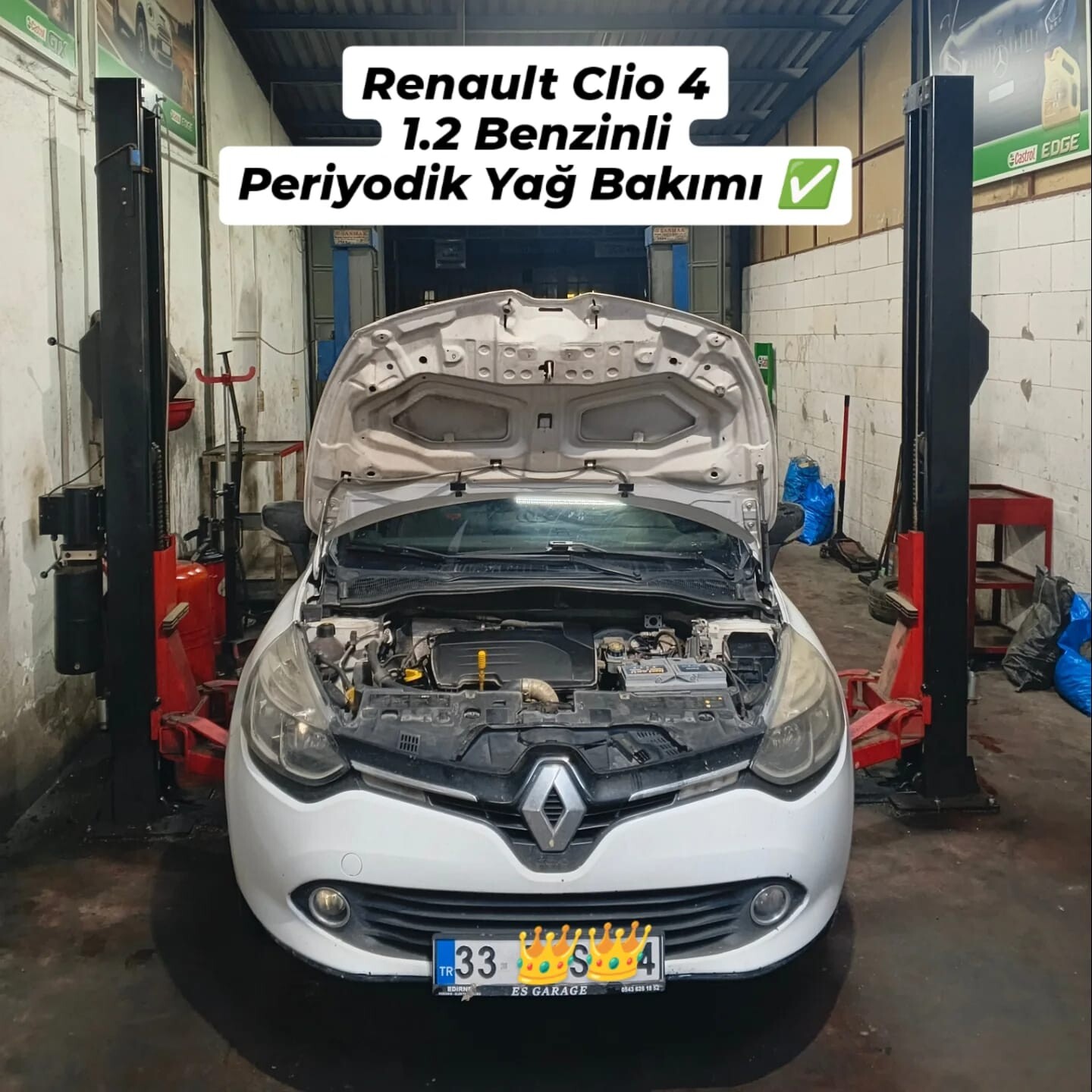 Renault Clio 4 - 1.2 Benzinli Periyodik Yağ Bakımı