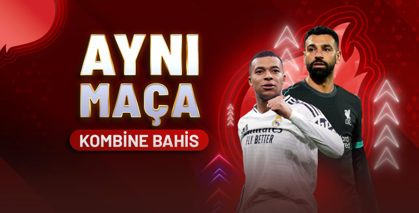 Aynı maça kombine bahis kampanya görseli