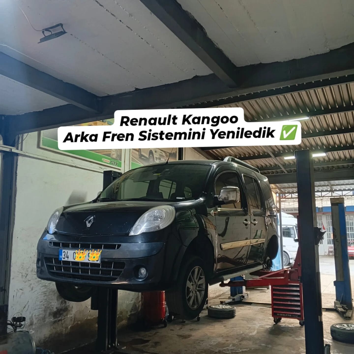 Renault Kango Aracımızın Muayene Öncesi Arka Fren Sistemini Yeniledik