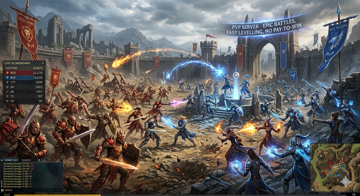 🎮 PvP Server Nedir?
