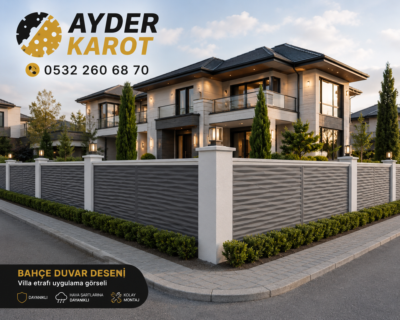 DÜZCE Beton Bahçe Kalıbı Uygulamaları ve Avantajları