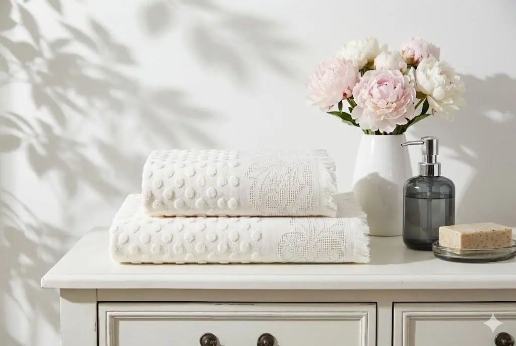 Özdilek Mistico Banyo Havlusu 90x150 cm KREM