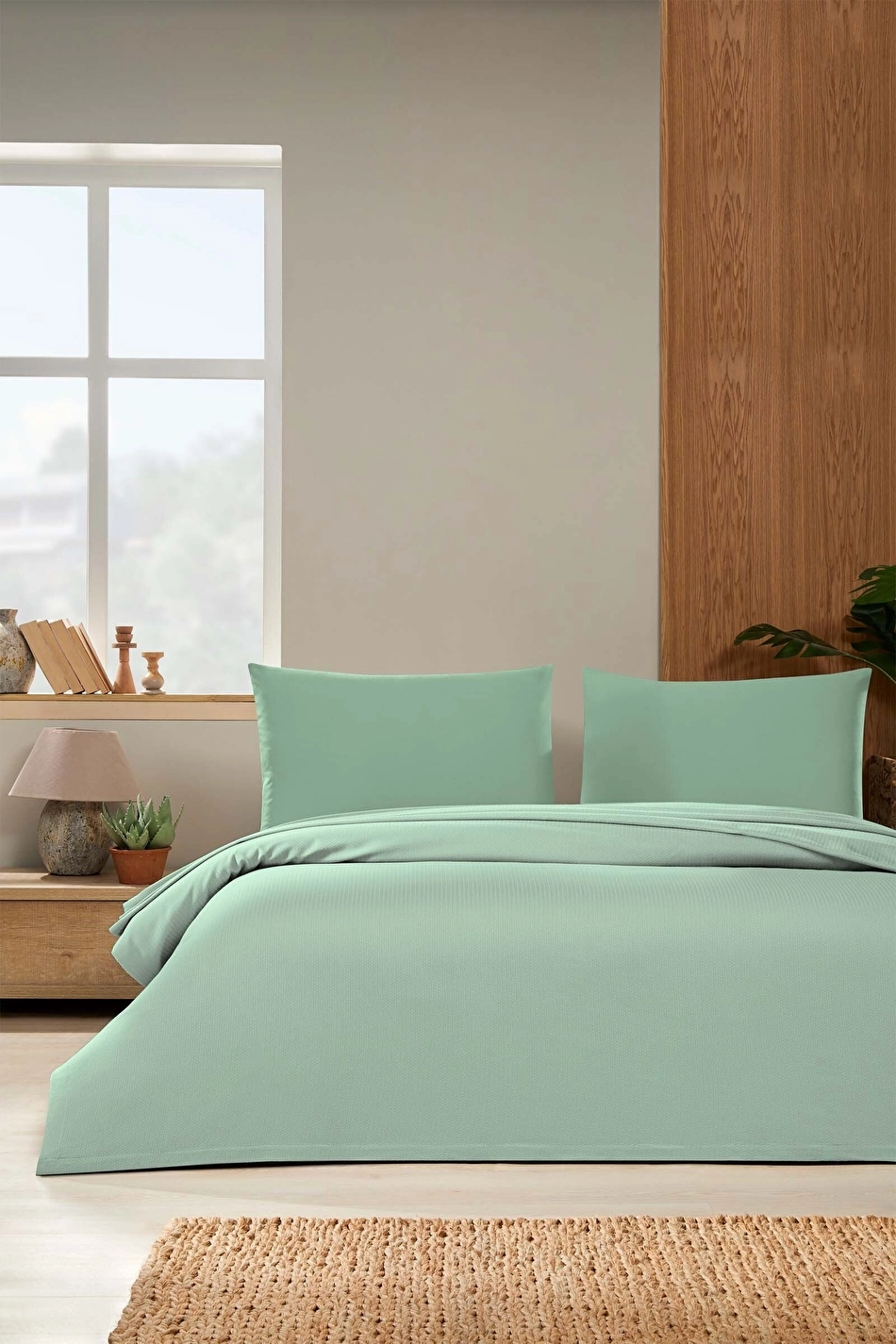 Özdilek Colourist Bambu Tek Kişilik Pike Takımı