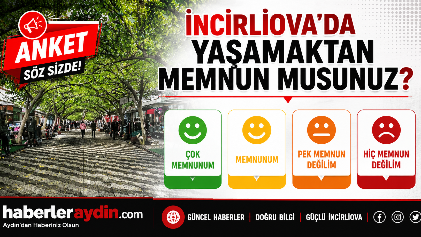 İncirliova'da yaşamaktan memnun musunuz?