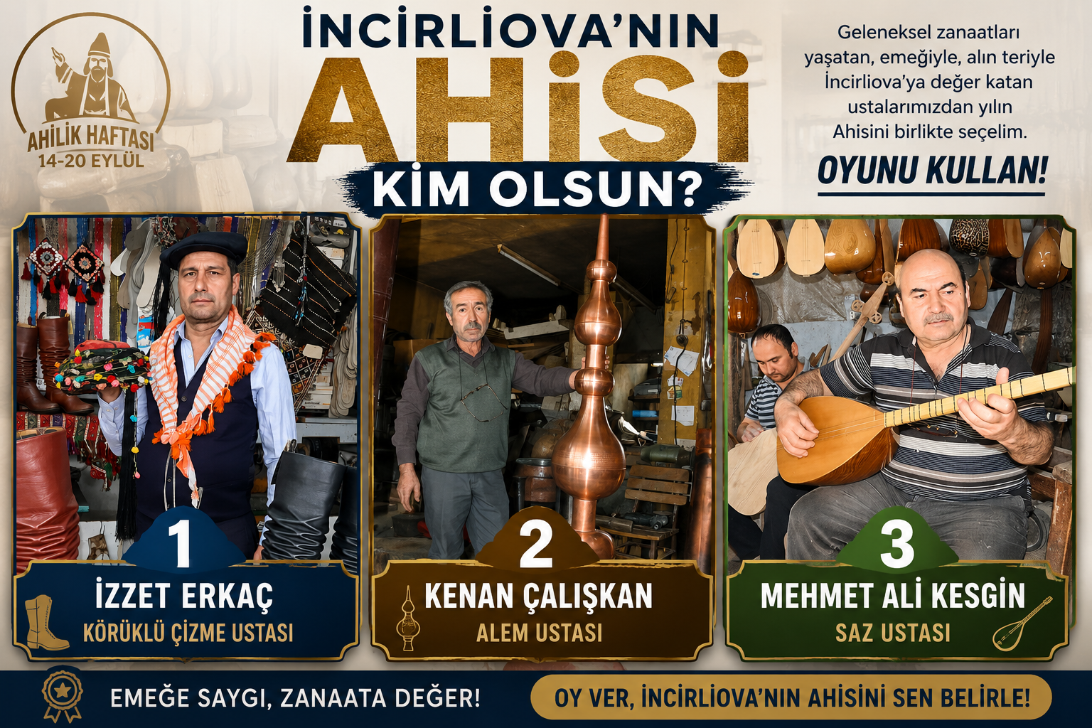 İncirliova'nın Ahisi Kim Olsun?
