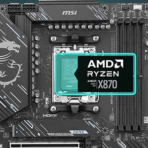 MSI X870 GAMING PLUS WIFI AMD X870 Soket AM5 DDR5 8200(OC)MHz ATX Gaming Anakart
