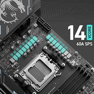 MSI X870 GAMING PLUS WIFI AMD X870 Soket AM5 DDR5 8200(OC)MHz ATX Gaming Anakart