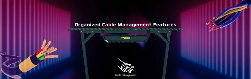 Twisted Minds Z Design Karbon Fiber RGB Gaming Masa