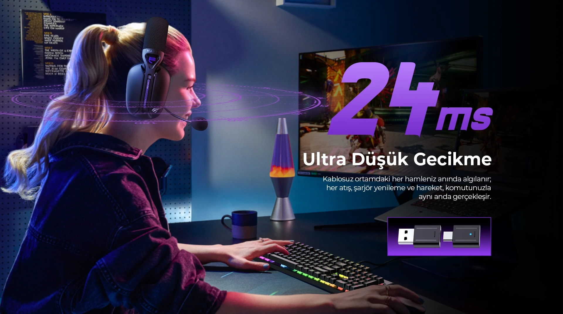 Havit Fuxi H3 Plus Işık Hızında Tepki ve Ultra Düşük Gecikme
